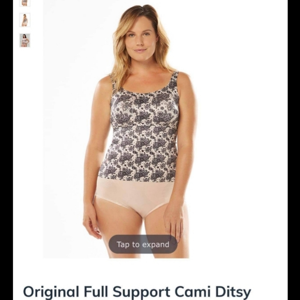 Ruby ribbon full support camisole